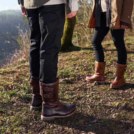 Travelin' Yukon Dames Outdoorlaarzen - Vibram Zool - Waterdicht - Wol Gevoerd - Donkerbruin Leer - Maat 39 12 Travelin' Yukon Dames Outdoorlaarzen - Vibram Zool - Waterdicht - Wol Gevoerd - Donkerbruin Leer - Maat 39 - Afbeelding 10