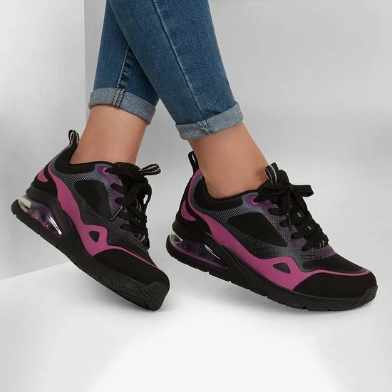 Skechers Sneakers - Maat 37 - Vrouwen - Zwart/roze 4 Skechers Sneakers - Maat 37 - Vrouwen - Zwart/roze - Afbeelding 2