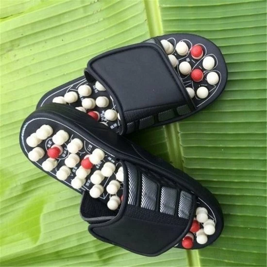 Massage Slippers Unisex Maat (40-41) - Voet Massage/Foot Massage - Acupunctuur Slipper - Gezondheidsslipper Dames/Heren - Acupunctuur - Zwart - BestMen® 5 Massage Slippers Unisex Maat (40-41) - Voet Massage/Foot Massage - Acupunctuur Slipper - Gezondheidsslipper Dames/Heren - Acupunctuur - Zwart - BestMen® - Afbeelding 3