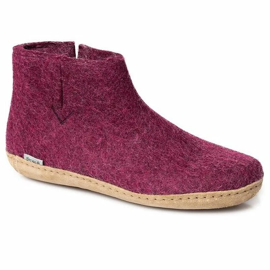 Glerups Laars Met Leren Zool-Cranberry-39 4 Glerups Laars Met Leren Zool-Cranberry-39 - Afbeelding 2