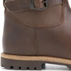 Travelin' Sweden Dames Outdoorlaarzen - Waterdicht En Ademend - Wol Gevoerde Wandellaars - Donkerbruin Leer - Maat 43 -Dames Winkel 550x553 1
