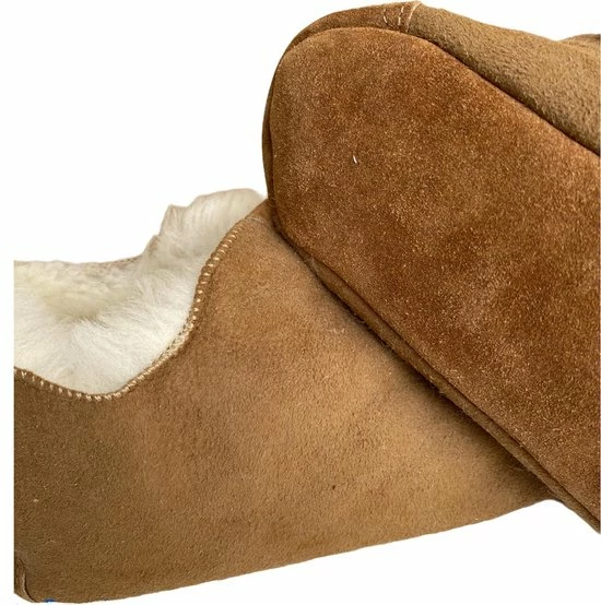 LuLu Wonen LuLu- Leren Sloffen / Pantoffels Gevoerd Met Schapenvacht - Maat 45 11 LuLu Wonen LuLu- Leren Sloffen / Pantoffels Gevoerd Met Schapenvacht - Maat 45 - Afbeelding 9