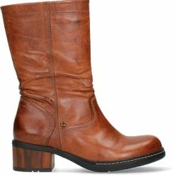 Wolky Laarzen Edmonton Cognac Leer