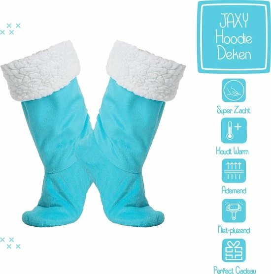 JAXY Huissokken - Verwarmde Sokken - Sloffen - Anti Slip Sokken - Warme Sokken - Fleece Sokken - Dikke Sokken - Fluffy Sokken - Pantoffels - Slof Sokken - Maat M/L - Lake Blue 4 JAXY Huissokken - Verwarmde Sokken - Sloffen - Anti Slip Sokken - Warme Sokken - Fleece Sokken - Dikke Sokken - Fluffy Sokken - Pantoffels - Slof Sokken - Maat M/L - Lake Blue - Afbeelding 2