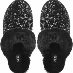 UGG Scuffette II Chunky Sequin Dames Sloffen - Black - Maat 39 -Dames Winkel 550x557 9