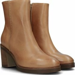 VIA VAI Taara Jade Enkellaarsjes Dames - Cognac - Maat 38 36 VIA VAI Taara Jade Enkellaarsjes Dames - Cognac - Maat 38 -Dames Winkel 550x558 2