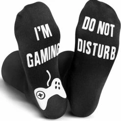 Merkloos Gaming Sokken - Grappige Gamer Sokken - Cadeau Vaderdag - Valentijnsdag - Verjaardag - Valentijn Cadeautje Voor Hem -Dames Winkel 550x559 4