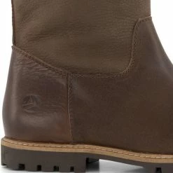 Travelin' Finland Dames - Wolgevoerde Leren Outdoorlaars - Waterdicht Laarzen - Donkerbuin Leer - Maat 42 -Dames Winkel 550x560
