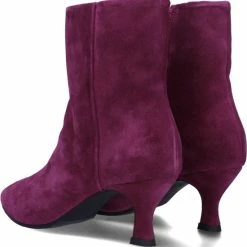 VIA VAI Noelle Rox Enkellaarsjes Dames - Paars - Maat 40 -Dames Winkel 550x568 1