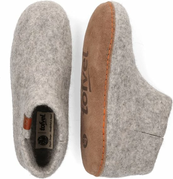 Tofvel Pantoffels Grijs Schapenwol - Dames - Maat 41 15 Tofvel Pantoffels Grijs Schapenwol - Dames - Maat 41 - Afbeelding 13