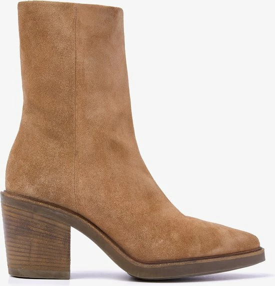 VIA VAI Kailee Faye Enkellaarsjes Dames - Cognac - Maat 38 3 VIA VAI Kailee Faye Enkellaarsjes Dames - Cognac - Maat 38