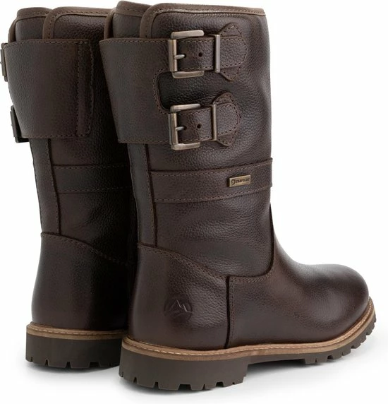 Travelin' Yukon Dames Outdoorlaarzen - Vibram Zool - Waterdicht - Wol Gevoerd - Donkerbruin Leer - Maat 39 5 Travelin' Yukon Dames Outdoorlaarzen - Vibram Zool - Waterdicht - Wol Gevoerd - Donkerbruin Leer - Maat 39 - Afbeelding 3