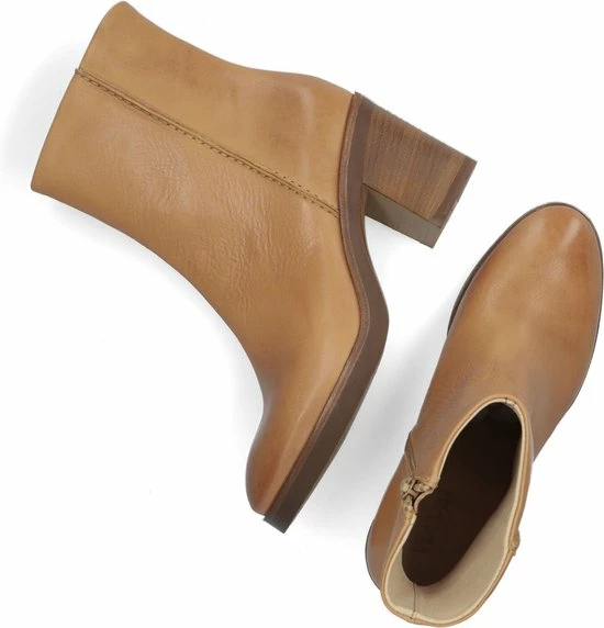 VIA VAI Taara Jade Enkellaarsjes Dames - Cognac - Maat 38 17 VIA VAI Taara Jade Enkellaarsjes Dames - Cognac - Maat 38 - Afbeelding 15