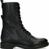 Manfield - Dames - Zwarte Leren Veterboots - Maat 40 2 Manfield - Dames - Zwarte Leren Veterboots - Maat 40 -Dames Winkel 550x575 4