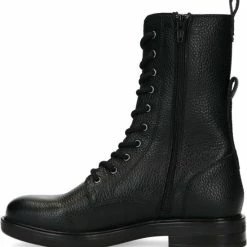 Manfield - Dames - Zwarte Leren Veterboots - Maat 40 14 Manfield - Dames - Zwarte Leren Veterboots - Maat 40 -Dames Winkel 550x578 1