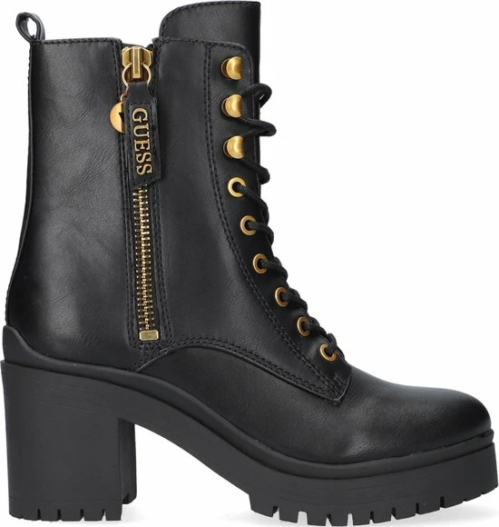 Guess Cabra Dames Veterboot - Zwart - Maat 38 16 Guess Cabra Dames Veterboot - Zwart - Maat 38 - Afbeelding 14