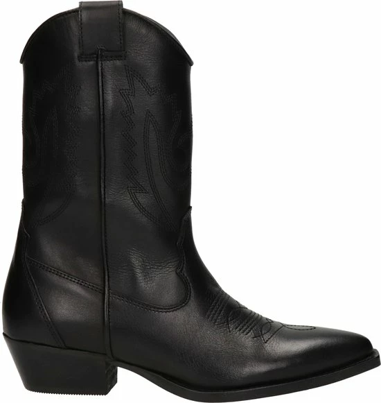 Nelson Dames Cowboylaars - Zwart - Maat 40 8 Nelson Dames Cowboylaars - Zwart - Maat 40 - Afbeelding 6