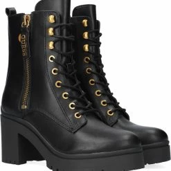 Guess Cabra Dames Veterboot - Zwart - Maat 38 35 Guess Cabra Dames Veterboot - Zwart - Maat 38 -Dames Winkel 550x583 4