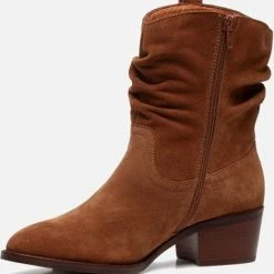 Cellini Cellini Enkellaarsjes Cognac Suede - Maat 36 -Dames Winkel 550x589 5