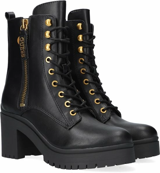 Guess Cabra Dames Veterboot - Zwart - Maat 38 20 Guess Cabra Dames Veterboot - Zwart - Maat 38 - Afbeelding 18