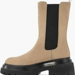 Oxmox Beige Chelsea Boot - Maat 38 -Dames Winkel 550x596 2