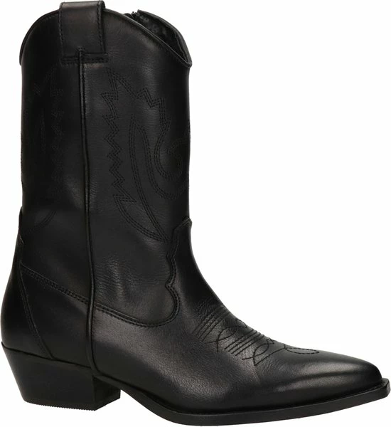 Nelson Dames Cowboylaars - Zwart - Maat 40 9 Nelson Dames Cowboylaars - Zwart - Maat 40 - Afbeelding 7