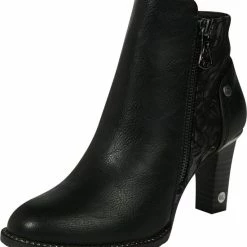 Mustang Zwarte Enkellaarzen Dames 37 17 Mustang Zwarte Enkellaarzen Dames 37 -Dames Winkel 550x600 5