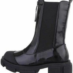 Merkloos Chelsea Boots Zwart -Dames Winkel 550x602 8