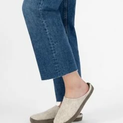 Travelin' Get-Home Dames Slip-On Sloffen - Wollen Pantoffels - Suede Zool - Zand Beige - Maat 41 -Dames Winkel 550x602 9