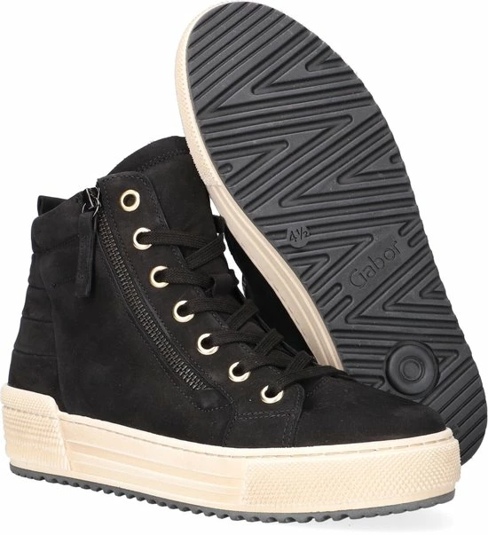 Gabor 488 Hoge Sneakers - Dames - Zwart - Maat 38 14 Gabor 488 Hoge Sneakers - Dames - Zwart - Maat 38 - Afbeelding 12