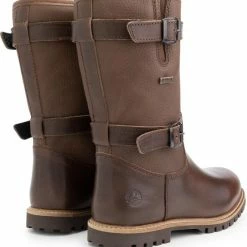 Travelin' Sweden Dames Outdoorlaarzen - Waterdicht En Ademend - Wol Gevoerde Wandellaars - Donkerbruin Leer - Maat 43 -Dames Winkel 550x605 1