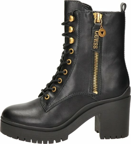 Guess Cabra Dames Veterboot - Zwart - Maat 38 10 Guess Cabra Dames Veterboot - Zwart - Maat 38 - Afbeelding 8