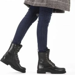 Panama Jack Frisia B1 Veterboots Zwart Leer - Dames - Maat 38 28 Panama Jack Frisia B1 Veterboots Zwart Leer - Dames - Maat 38 -Dames Winkel 550x607 1