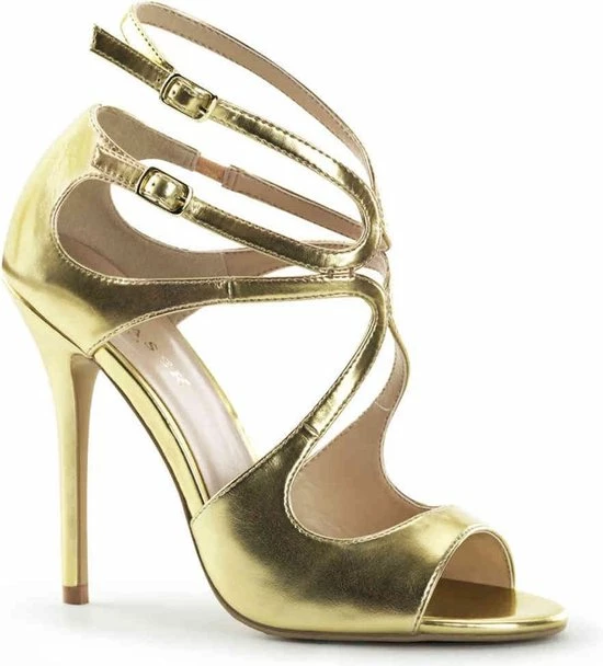 Pleaser Hoge Hakken -35 Shoes- AMUSE-15 US 5 Goudkleurig 3 Pleaser Hoge Hakken -35 Shoes- AMUSE-15 US 5 Goudkleurig