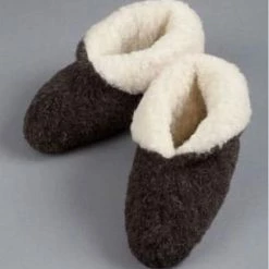 Varmo Wollen Sloffen Omslag Zwart 40