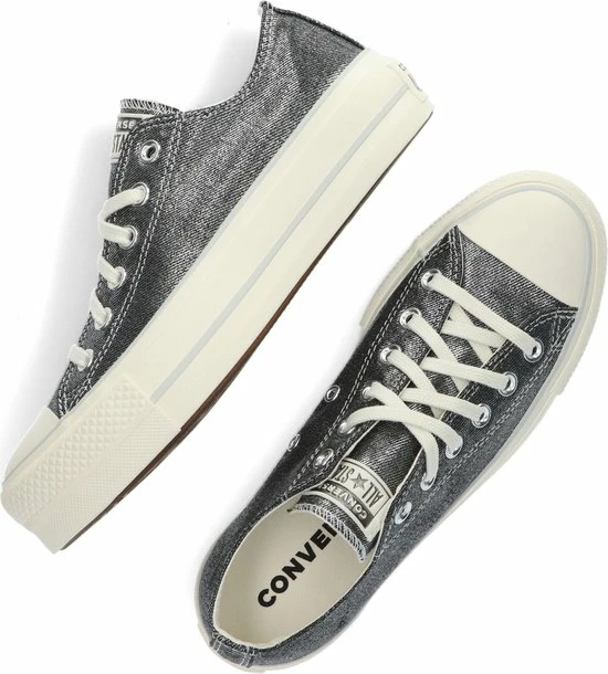 Converse Chuck Taylor All Star Lift Ox Lage Sneakers - Dames - Zwart - Maat 39 6 Converse Chuck Taylor All Star Lift Ox Lage Sneakers - Dames - Zwart - Maat 39 - Afbeelding 4