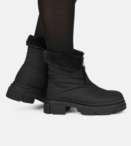 POSH By Poelman MOON Dames Snowboots - Zwart - Maat 40 4 POSH By Poelman MOON Dames Snowboots - Zwart - Maat 40 - Afbeelding 2