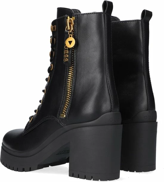 Guess Cabra Dames Veterboot - Zwart - Maat 38 19 Guess Cabra Dames Veterboot - Zwart - Maat 38 - Afbeelding 17