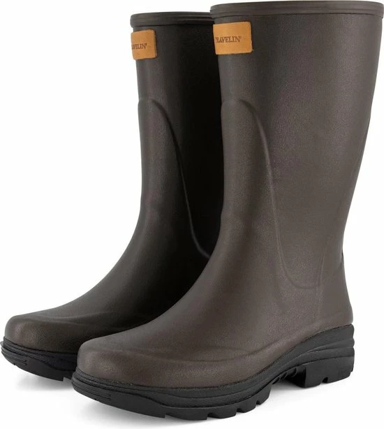 Travelin' Dunas Dames Rubberen Regenlaarzen - Waterdicht En Isolerend - Bruin - Maat 37 8 Travelin' Dunas Dames Rubberen Regenlaarzen - Waterdicht En Isolerend - Bruin - Maat 37 - Afbeelding 7