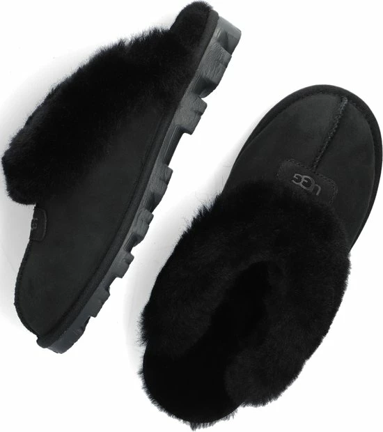 UGG Coquette Dames Sloffen - Black - Maat 41 7 UGG Coquette Dames Sloffen - Black - Maat 41 - Afbeelding 5