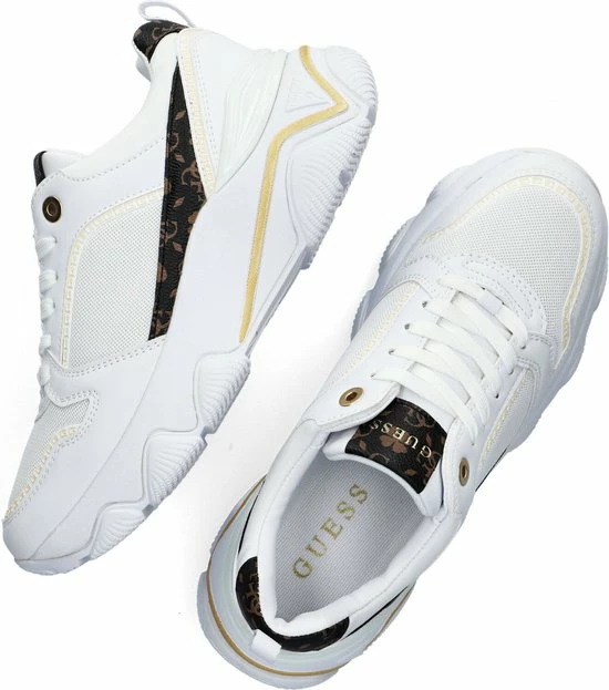 Guess Mags Lage Sneakers - Dames - Wit - Maat 39 8 Guess Mags Lage Sneakers - Dames - Wit - Maat 39 - Afbeelding 6