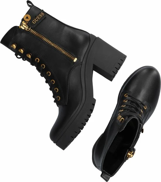Guess Cabra Dames Veterboot - Zwart - Maat 38 17 Guess Cabra Dames Veterboot - Zwart - Maat 38 - Afbeelding 15