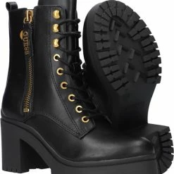 Guess Cabra Dames Veterboot - Zwart - Maat 38 31 Guess Cabra Dames Veterboot - Zwart - Maat 38 -Dames Winkel 550x624 4