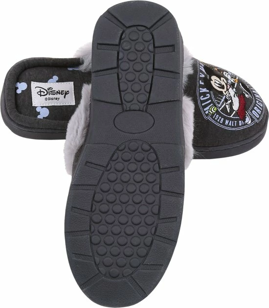 Grijze Damespantoffels Met Zacht En Aangenaam Imitatiebont En Een Geborduurde Afbeelding - Mickey Mouse DISNEY / 40-41 5 Grijze Damespantoffels Met Zacht En Aangenaam Imitatiebont En Een Geborduurde Afbeelding - Mickey Mouse DISNEY / 40-41 - Afbeelding 3