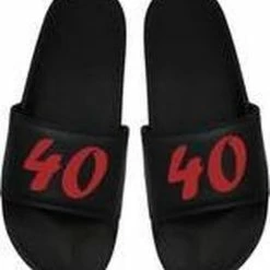 Slepr Cadeau Sint - Cadeau Kerst - Cadeau 40 Jaar - Cadeau Badslippers 40 Jaar - Badslippers - Rood 36