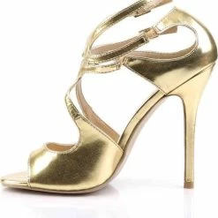 Pleaser Hoge Hakken -35 Shoes- AMUSE-15 US 5 Goudkleurig 9 Pleaser Hoge Hakken -35 Shoes- AMUSE-15 US 5 Goudkleurig -Dames Winkel 550x633 5