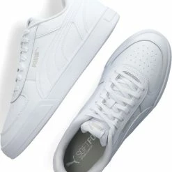 PUMA Caven Unisex Sneakers - White/GrayViolet - Maat 45 -Dames Winkel 550x643 4