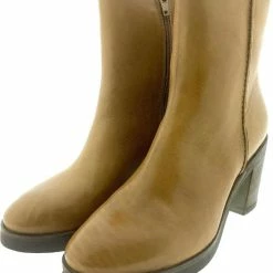 VIA VAI Taara Jade Enkellaarsjes Dames - Cognac - Maat 38 37 VIA VAI Taara Jade Enkellaarsjes Dames - Cognac - Maat 38 -Dames Winkel 550x647 6