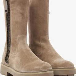 VIA VAI Alexis Macc Biker Boots - Beige - Maat 41 -Dames Winkel 550x648 3