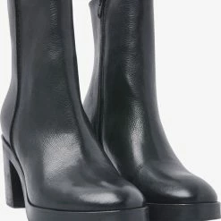 VIA VAI Taara Jade Enkellaarsjes Dames - Zwart - Maat 38 -Dames Winkel 550x654 2